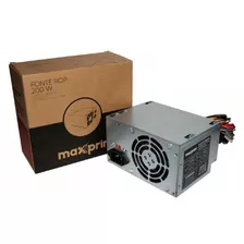 Fonte Rop 200w Silencioso Maxprint 