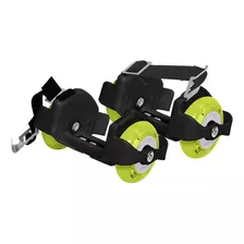 Rodinhas Para Tênis Masculino Led Patins Roller Preto 