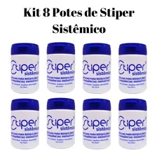  Kit 8 Potes Stiper Pote Silício Sistêmico Acupuntura 400 Un