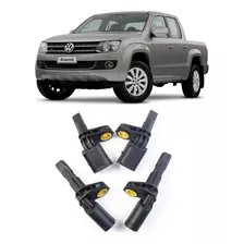 Kit 4 Sensores Freio Abs Amarok 2 Dianteiros E 2 Traseiros