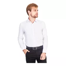 Camisa Social Slim Masculina Office Estilo Modal Conforto