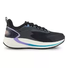 Zapatillas Running 361 Cushioning W Negro-lila