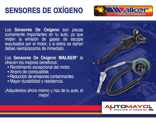 Sensor Oxgeno Walker Sonata 2.4l 4 Cil Para Hyundai 06-08 Foto 8