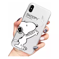 Carcasa Importada Snoopy Para iPhone De Silicona