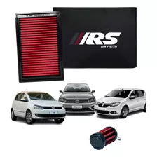 Filtro De Ar Rs Filters Vw Gol Fox Voyage 1.0 8v G4 G5 G6 G7