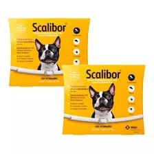 Kit 2 Coleiras Antipulgas Scalibor Cães Pequenos 48cm