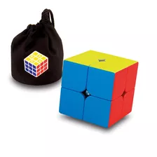 Cubo Rubik 2x2 Moyu Meilong Stickerless + Estuche
