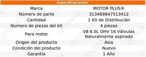 Kit De Tiempo Corvette V8 6.0l Ohv 04/13 Foto 2