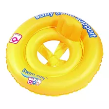 Asiento Doble Anillo Inflable Bebe 70 Cm. Swin Safe