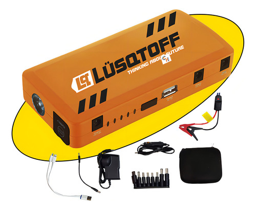 Cargador Arrancador Bateria Auto Celular Usb Led Lusqtoff 12