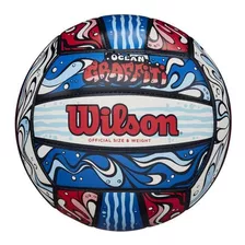 Pelota De Voley Wilson Wth4630xb Graffiti Ocean Azul/rojo Beach