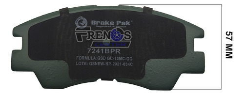 Pastilla Freno Del Brake Pak Para Dodge Raider Foto 8