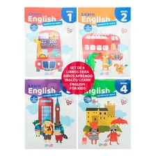  4 Libros Para Niños Aprendo Inglés/ Learn English For Kids