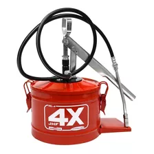 Bomba Manual Graxa Balde Engraxadeira Graxeira 4kg Hydronlub