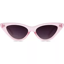 Sojos Retro Vintage Narrow Cat Eye Gafas De Sol Para Mujer C