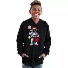 Sudadera Infantil Navidad Astrologia Planetas Astronauta