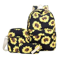 Flymei Mochila De Girasol Para Niñas, Bonita Mochila Para Mu