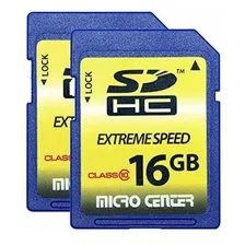 Micro Center Tarjeta De Memoria Flash Sdhc Clase 10 De 16 Gb