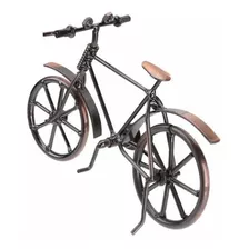 Miniatura De Bicicleta Metal Decoração Artesanal 18 Cm
