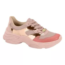 Zapatillas Beira Rio 4295.109.26368 Rosa/oro Rosado