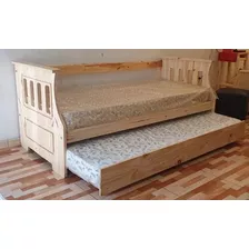 Sillon Cama Divan + Carro Cama + Colchon Una Plaza - Joscal 