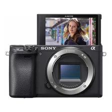 Camara Digital Mirrorless Sony A6400 Solo Cuerpo 4k Wifi Color Negro