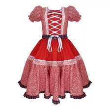 Vestido Festa Junina Quadrilha São Jão Adulto