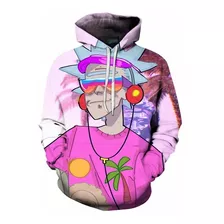 Anime De Dibujos Animados Rick Y Morty Sudadera Para Hombre 