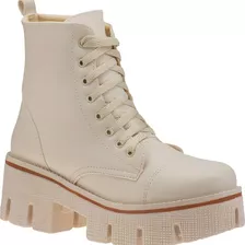 Coturno Militar Bota Feminina Salto Tratorada Conforavel 400