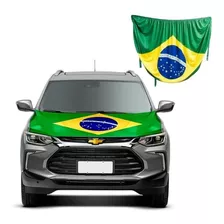 Bandeira Do Brasil P/ Capô De Carro Copa Do Mundo