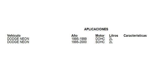 Selector Velocidades Dodge Neon 1995-1999 2.0l Cahsa Foto 3