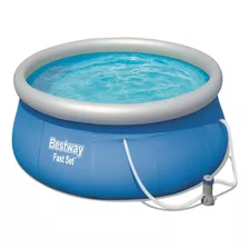 Piscina Fast Set Azul 3.96mx84cm Pool Set Bestway