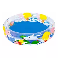 Pileta Inflable Redondo Bestway Sea Life 51012 Sea Life 74l Multicolor