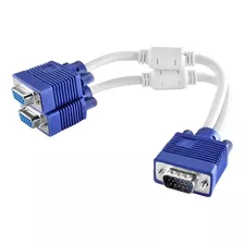  Splitter Vga - Conecta De Una Salida Vga A 2 Monitores