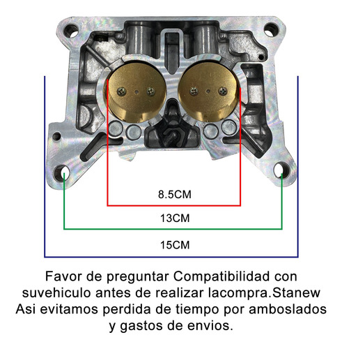 Carburador Con Dos Gargantas Para Ford V8 302 351 Foto 7