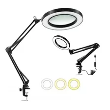 Ring Light Luminária Articulada Flexível Luz Usb 2 Níveis