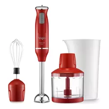 Mixer Power Inox Elgin 3 Em 1 600w 220v Cor Vermelho