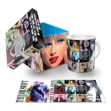 Taza Y Estuche Madera, Taylor Swift, Con Envio