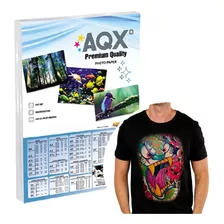 Papel Transfer A4 X100hs 235g Estampado Tela Oscura Dark