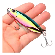 Chispa Señuelos Pesca Doble Anzuelo Azul - Dorado 75mm 40g