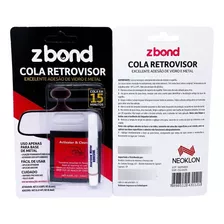 Cola Adesivo Zbond Para Retrovisores Internos Veiculares