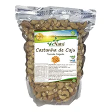 Castanha De Caju Torrada Com Sal W1 Wenutri Vácuo 500g