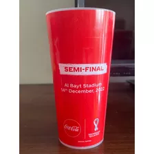 Vaso Coca Cola Semifinal Qatar 2022 Francia Marruecos 16cm