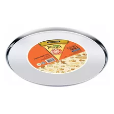 Pizzera Asadera Tramontina De Acero Inoxidable 35 Cm Color Plateado