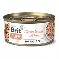 Alimento Húmedo Gato Brit Care Pollo Y Arroz 70gr. Np