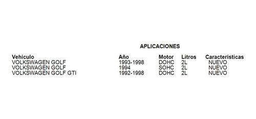 Manguera Filtro Aire Volkswagen Jetta Gli 1992 2l Nuevo A3 Foto 5