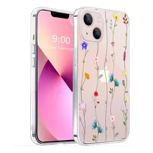 Funda Unov Para iPhone 13-arte Floral