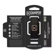 Damper Ibox Negro Poliéster Logo Metal Tipo Fretwraps