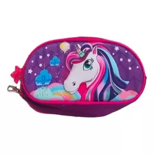 Mochila Escolar 3pz Mochila Led Lonchera-lapicera Unicornio