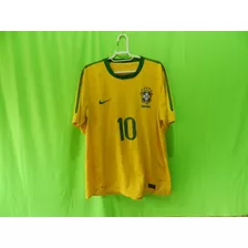 Camisa Seleção Brasileira Nike Tam M 2010 Número 10
